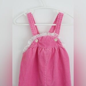 VINTAGE Corduroy Lace detail Overall (elastic Broken) | SPRING SUMMER DROP 🌷